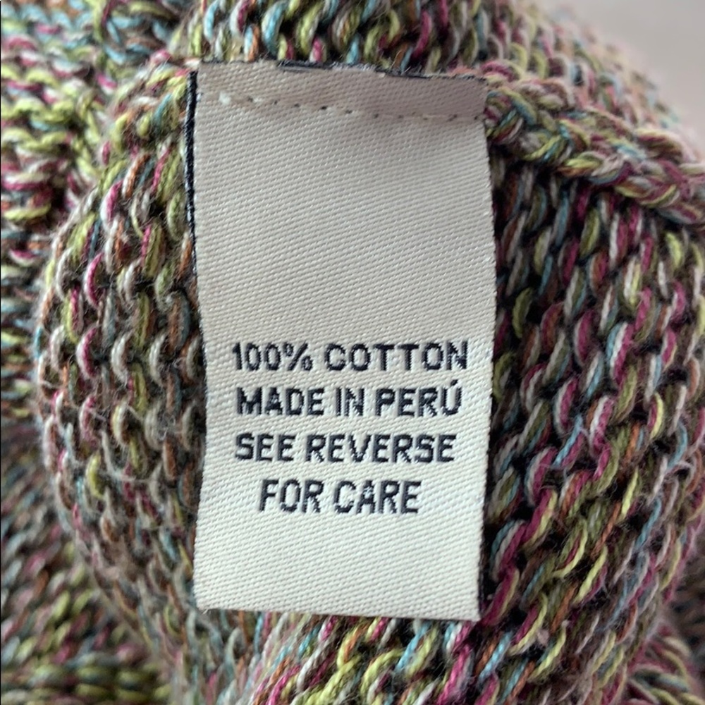 Beyond Threads 100% Cotton Sweater Size L - image 5